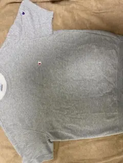 Champion チャンピオン 半袖スウェット XL グレー ワンポイント