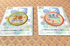 ディズニーシー　ダッフィー&フレンズ　カラフルハピネス　ワッペン　集合　ロゴ