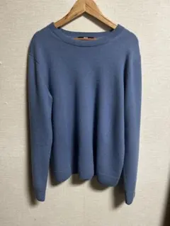 UNIQLO ブルー 長袖ニットセーター　カシミヤ