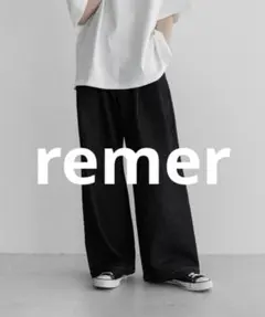 remer 春夏ルーズ 実寸L相当 ワイドデニムのサムネイル