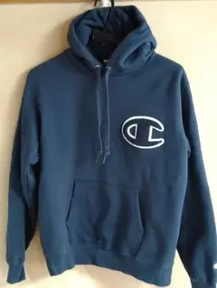 Champion ネイビー パーカー