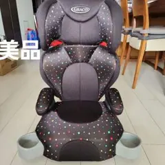 GRACO(グレコ)ジュニアシートSIDE IMPACTカップホルダー付きドットのサムネイル