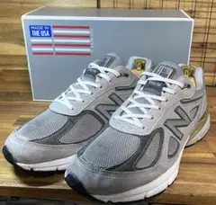Made in USA ニューバランス990v4 GR4 27.5㎝　グレー