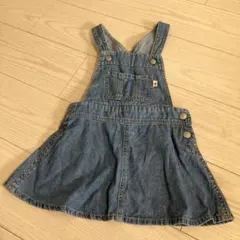 デニムジャンバースカート 100