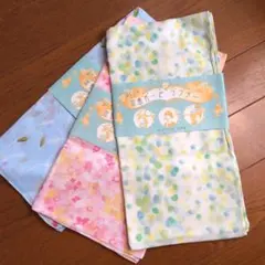 綿100% 日本製ガーゼ　3柄×3セット