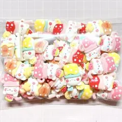 デコパーツ まとめ売り アソート mix ねこドリンク ホイップデコ