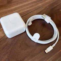 iPhone 純正10W USBパワーアダプター充電器ライトニングケーブル正規品