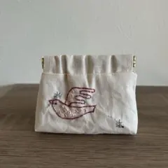 バネ口ポーチ　ぱくぱくポーチ　ハンドメイド