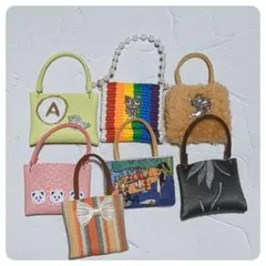 ハンドメイド　ミニチュアバッグ　リカちゃん　アイシードール等用　小物アイテム