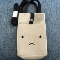 未使用品　ミッフィー　ショルダーバッグ　ニットショルダー　スマホショルダーのサムネイル