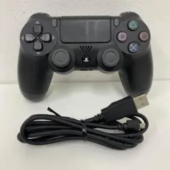 PS4 コントローラー デュアルショック4 ブラック USB付 動作OK 135