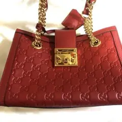 GUCCI グッチ　パドロック　ショルダーバッグ