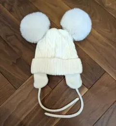 ベビー帽子　耳付き