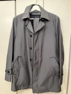 ステンカラーコート グレー Sサイズ 古着 Mr.JUNKOのサムネイル