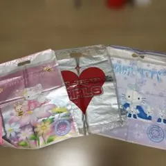 ハローキティ vivitixフェアリービニールバッグ 3枚セット
