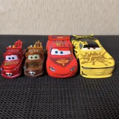 【ジャンク品】カーズ　ミニカー4台おまとめ売り