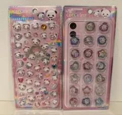 ジュエルプチドロップ おはじきシール もちもちぱんだ 2枚 正規品 うるちゅる