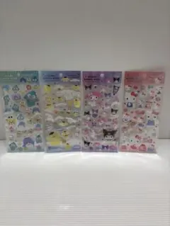 サンリオキャラクターズ♡クリアキャンディシール4枚セット