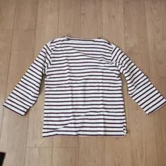 無印良品　ボーダーロンT④