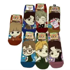 TBSキャラクターイラストソックス ７足セット 23-25cm