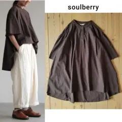 【soulberry】インしてももたつかないチュニック ゆったり ワイド Mのサムネイル