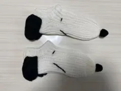 スヌーピー　ルームソックス　毛糸の靴下