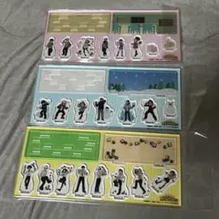 キャラクターアクリルスタンド3枚セット