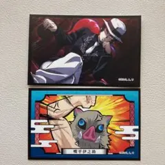 鬼滅の刃　デコステッカー3　無惨と伊之助　2枚セット