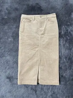 nano・universe ナノユニバース　タイトスカート コーデュロイ