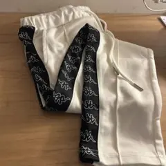 【Kappa】カッパ　ジャージ　ホワイト パンツ　ズボン　ボトムス　レディース