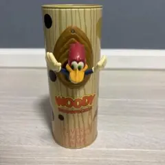 デッドストック 貯金箱 ウッドペッカー 缶 ビンテージ レトロ USJ