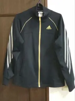 adidas ジャージ ジャケット M 黒/金