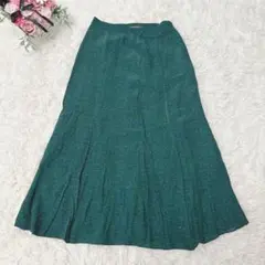 168 スピック＆スパン ロングフレアスカート カジュアル 総柄 ボトム 可愛い