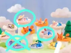 ディズニー ズートピア　眠る動物たち フィギュア 　3個セット