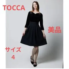 TOCCA (トッカ) 洗える! FOGGY MIST ドレス (ブラック系)