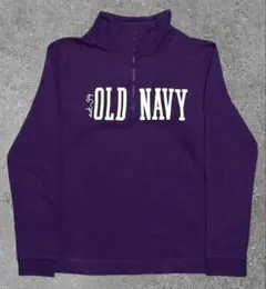 OLD NAVY オールドネイビー 紫 パープル ハーフジップ M