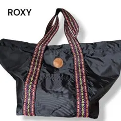 ROXY　ロキシー　ナイロン　大容量　ハンドバッグ　舟形トート　ボストンのサムネイル