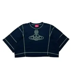 ヴィヴィアンウエストウッド リメイク POLOトップオーブスター刺繍 ヴィヴィアンウエストウッド リメイク POLOトップオーブスター刺繍