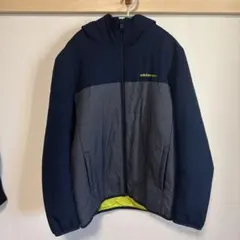 adidas neo 中綿ナイロンジャケットフード付き