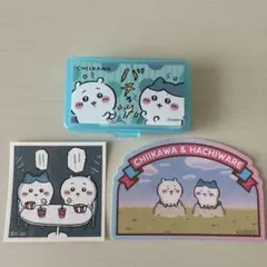 ちいかわ ケース＆シール2 ステッカー セット ちいかわ ハチワレ