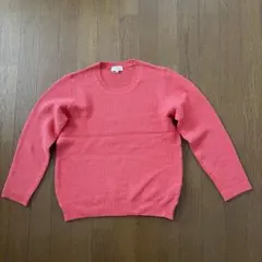 SCAPA ピンク クルーネックニット 38のサムネイル