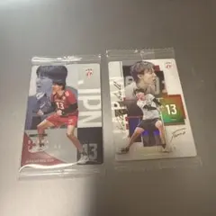 小川智大 バレーボール日本代表 トレーディングカード 2枚セット