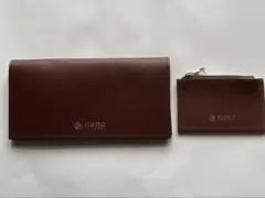 【新品未使用】nano universe リアルレザー長財布 小銭入れセット