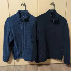 【2着】UNIQLO フリースフルジップジャケット 2021年モデル Sサイズ