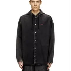 美品✨️コムドットやまと着用 DIESEL D-Dewny-Hood Sサイズ コムドットやまと着用DIESELデニムシャツパーカーD-Dewny-Hood - メルカリ