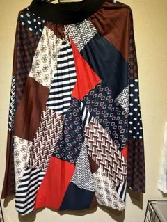 パッチワークデザイン スカート