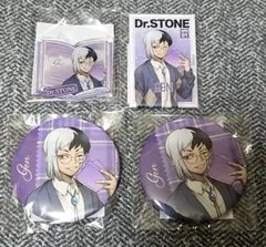 Dr.STONE　くじ引き堂　読書の秋　缶バッジ あさぎりゲン