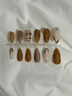 ネイルチップ 12個セット　バレンタイン