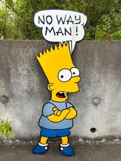 ビンテージ 特大 看板 シンプソンズ The Simpsons 高さ151cm - メルカリ