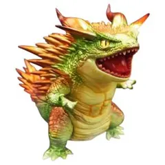 サラマンダー怪獣 オブシディアンブラック モンスター 可動 ソフビ